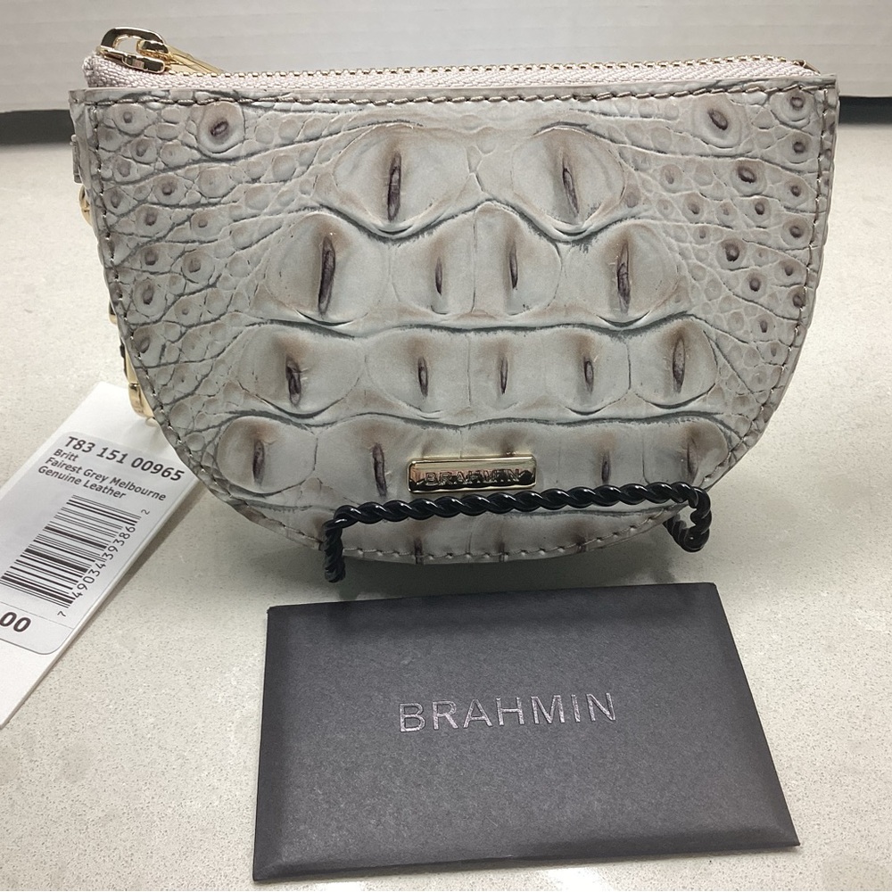 Brahmin Britt NWT in Fairest Grey, NO OFFERS WILL BE ACCEPTED